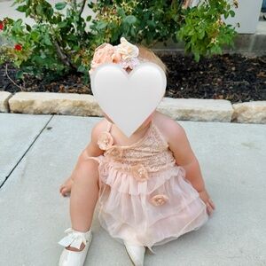 Pink Tulle Baby Dress